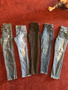Girls 14/16 skinny jeans lot of 5